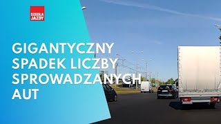 Gigantyczny spadek liczby sprowadzanych aut - Fakty OSK