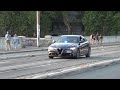 italy unmarked police car responding in rome polizia in borghese urgente a roma