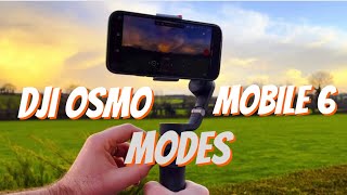 DJI Osmo mobile 6 modes