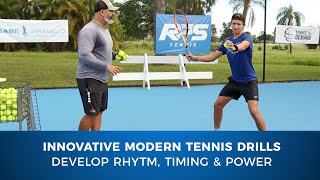 Innovative modern tennis drills to develop rhytm, timing and power I Tennis On Demand