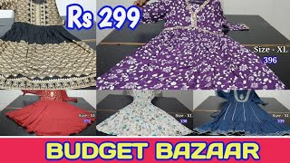 Floor Length Top / Gown / Umbrella tops at your Budget | Budget Bazaar