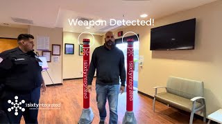 CEIA OPENGATE® Weapons Detection Demo in ER Lobby | 3Sixty Integrated