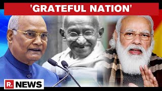 Mahatma Gandhi's Death Anniversary: Prez Kovind, VP Naidu & PM Modi Pay Tribute To Bapu