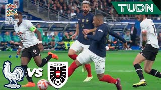 ¡NO CONCRETA! Mbappé tuvo dos de peligro  | Francia 0-0 Austria | UEFA Nations League 2022 | TUDN