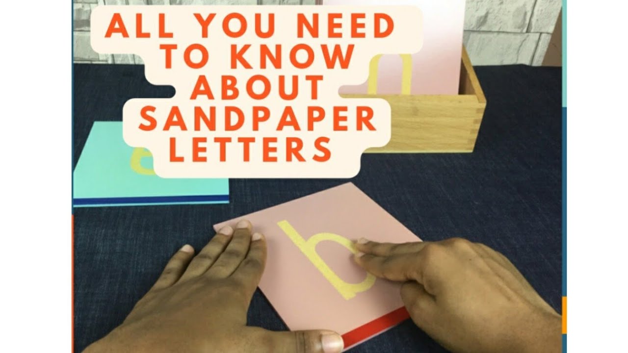 Montessori Sandpaper Letters - YouTube