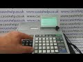 E008 Error Code Casio SE-S3000 / PCR-T2100 / PCR-T2300 / PCR-T2400 Cash Register