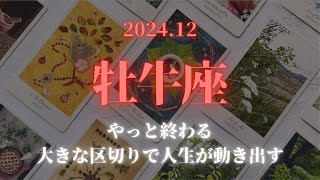 【牡牛座】  2024年12月✨やっと終わる、大きな区切りで人生が動き出す💖