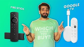 Fire Stick 4K VS Google TV 4k Which is best for your LED TV? Hindi