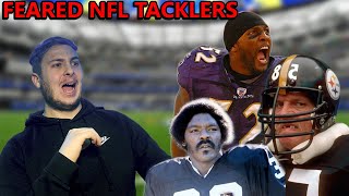 SOCCER FAN reacts to THE MOST FEARED NFL HITTERS