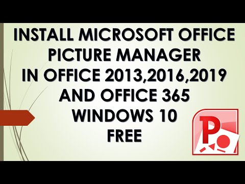 КАК УСТАНОВИТЬ MICROSOFT PICTURE MANAGER В OFFICE 2013, 2016, 2019 И 365 ПОСЛЕДНЕЙ версии