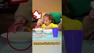 Une astuce intelligente du père pour faire manger ses enfants ❤️ #shorts