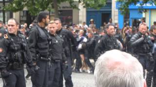 Manifestations à Paris le 14 juillet 2015