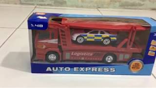 PoonPoonToysReview | Toy truck รถบรรทุกรถยนต์