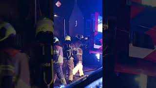 Bewoner overleden bij brand in rijtjeshuis | #shorts