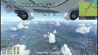 MSFS2020 Google Map VS BING Map