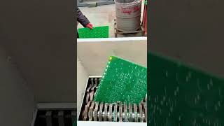 Shredding Old Circuit Boards Into Dust! Extreme Recycling Process 🔥 #Shorts