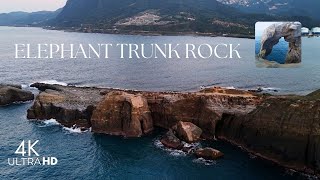 4K: Shen'ao Elephant Trunk Rock (象鼻岩) in Ruifang District, New Taipei, Taiwan