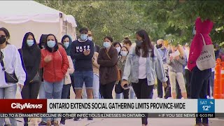 Ontario extends social gathering limits province-wide