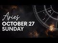 Aries - Daily Horoscope - October 27, 2024