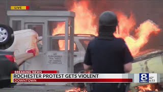 News 8 WROC special extended coverage of violent protest in Rochester - May 30, 2020