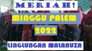 MERIAH! PERAYAAN MINGGU PALEM di Malanuza #minggu palma 2022