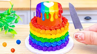 Amazing Kitkat Rainbow Cake Decorating ideas🌈 Beautiful Mini Rainbow Pop It Cake Decorating Ideas