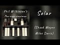 solar organ and drums jazz backing track