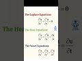 laplace equation l the heat equation l the wave equation physics thermodynamics laplace_transform