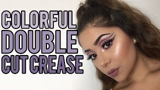 Colorful Double Cut Crease Tutorial | Daisy Marquez