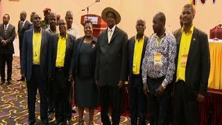 Museveni promises to give better facilitation to NRM district chairpersons