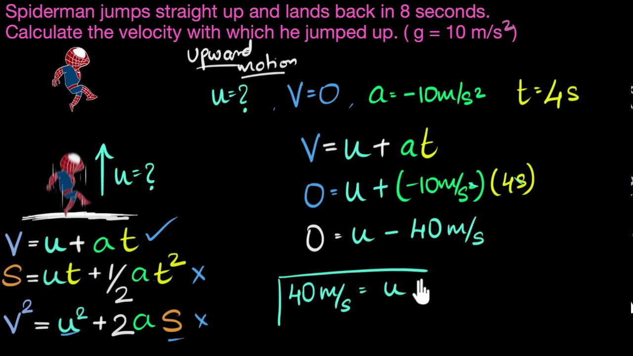 Free Fall - Total Time Up & Down Solved Example | Gravity | Physics ...