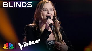 Claudia B. Is Stunned the Coaches Turn While Singing Michael Jackson's "Human Nature" | Voice Blinds