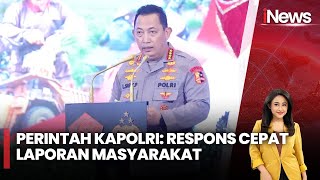 Kapolri Tegas Minta Respons Cepat Laporan Masyarakat: Jangan Tunggu Viral! | iNews Room | 01/02