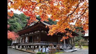 錦秋の湖東三山　北の御寺　初冬の龍応山 西明寺　滋賀県犬上郡甲良町　写真紀行　2020