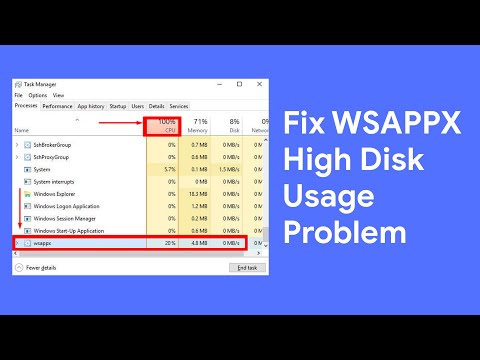 Проблема высокой загрузки диска и процессора в Windows 10 «WSAPPX» решена! (последние исправления)