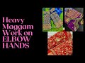 Full work on Elbow hands || maggamwork blouses || Elbow hands full work #elbowhands #maggamwork