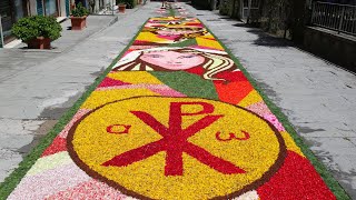 Infiorata del Corpus Domini 2022 a Pievepelago!