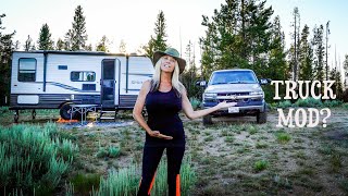 MIGHT BE THE BEST CAMPING EVER! Solo Woman LIVING IN a TRAVEL TRAILER | Van Life