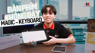 BÀN PHÍM KHÔNG DÂY SANG CHẢNH TỪ APPLE - MAGIC KEYBOARD 2021 SILVER | Minh Tuấn Mobile