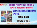 BM Tahun 3 Unit 3 (ms15) | Bina dan Tulis Ayat