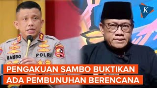 IPW sebut Pengakuan Sambo Justru Buktikan Adanya Pembunuhan Berencana Terhadap Brigadir J