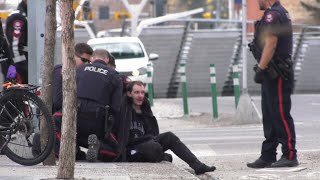 WARNING: Dramatic arrest after multiple stabbings in Calgary