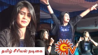 SunTv Anchor New dance performance |TamilSelvi Serial artist niharika Super Kuthu Dance salemMecheri