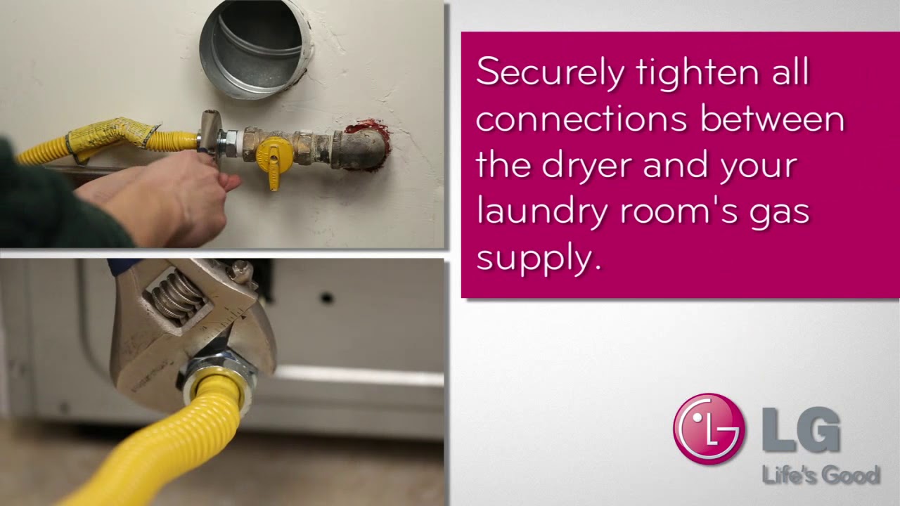 Lg Front Load Dryer Installation 2018 Update Youtube