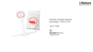 Prestan Ultralite Manikin lung bags Pack of 50 7398