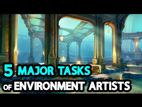 What does a game environment artist do?