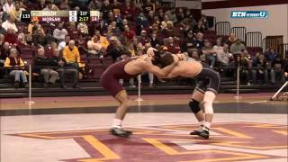 Purdue Boilermakers at Minnesota Golden Gophers Wrestling: 133 Pounds - L. Welch vs. Morgan .