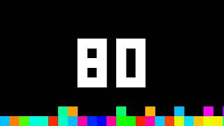 80 Seconds Timer ‐ Flowing Pixels