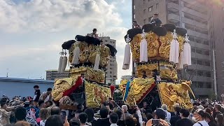 令和4年10月16日 西条祭り 旧ハルク前 御輿