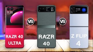 Motorola Razr 40 Vs Razr 40 Ultra Vs Samsung Galaxy Z Flip 4 | Razr 2023 Review